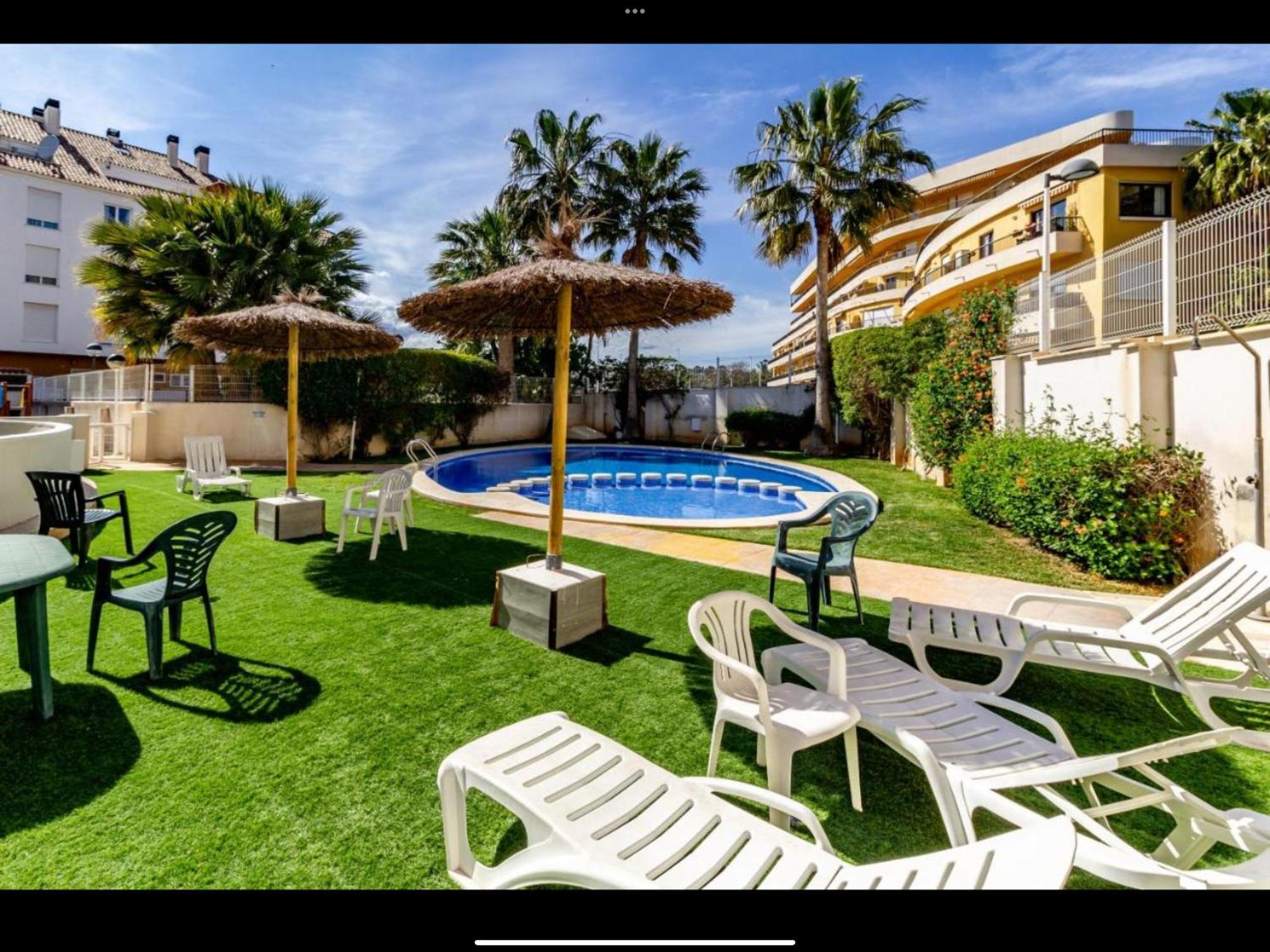 Stadscentrum Moraira Appartement El Sol De Moraira Met Zwembad Extérieur photo