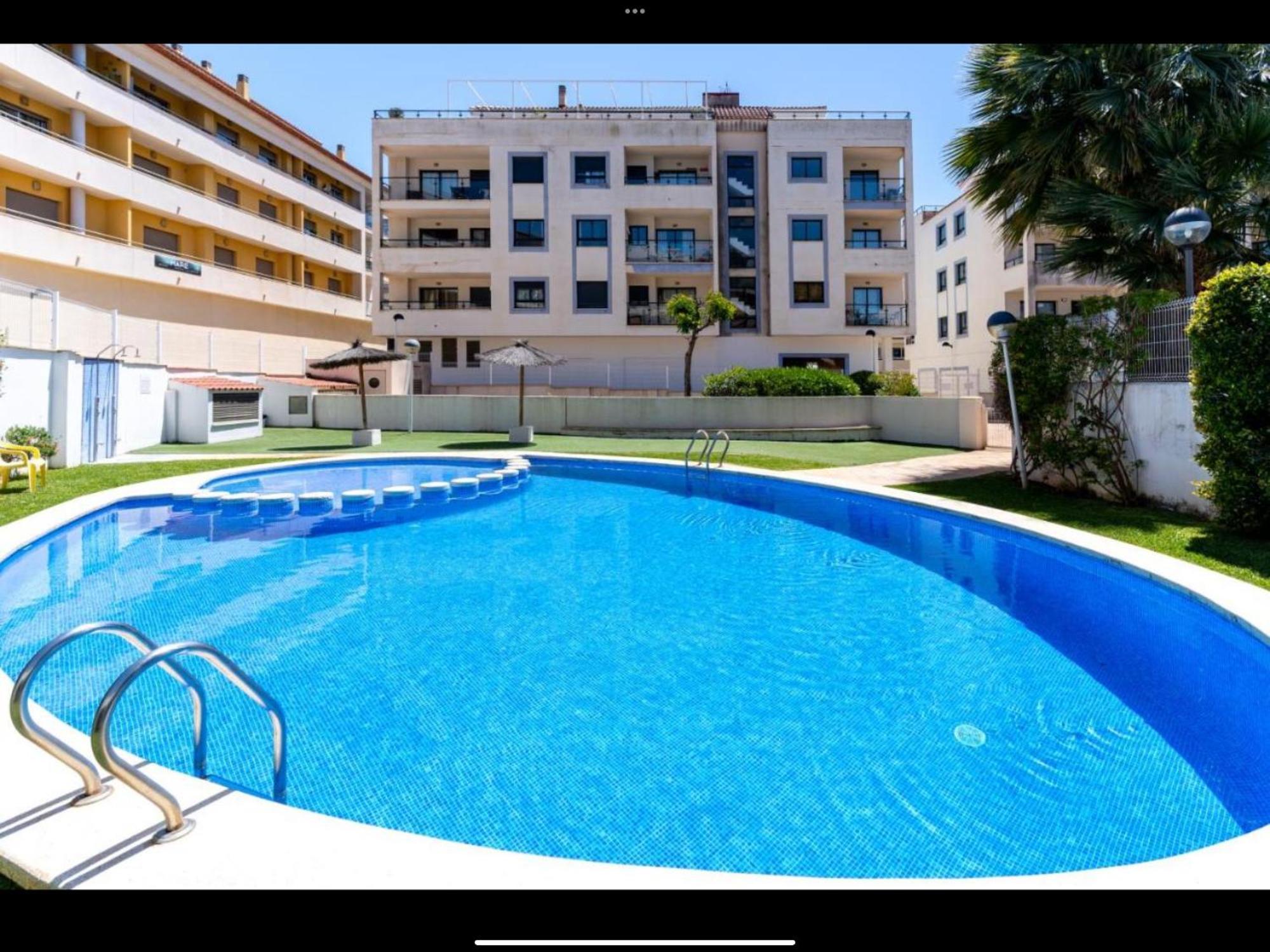 Stadscentrum Moraira Appartement El Sol De Moraira Met Zwembad Extérieur photo